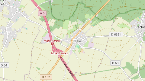 Carte de localisation de l'évènement