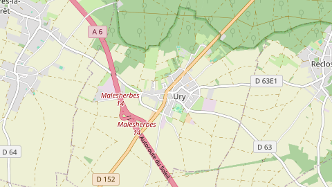 Carte de localisation de l'évènement