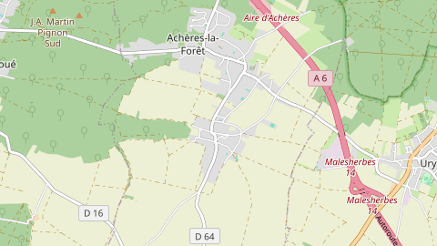 Carte de localisation de l'évènement