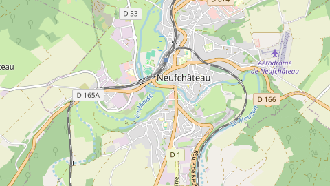 Carte de localisation de l'évènement