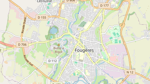 Carte de localisation de l'évènement