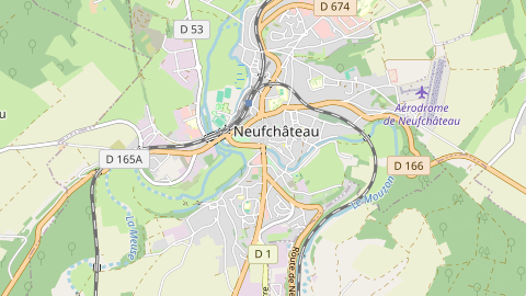Carte de localisation de l'évènement