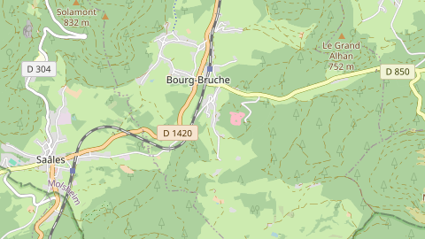 Carte de localisation de l'évènement