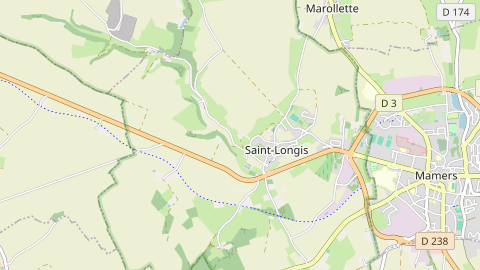 Carte de localisation de l'évènement