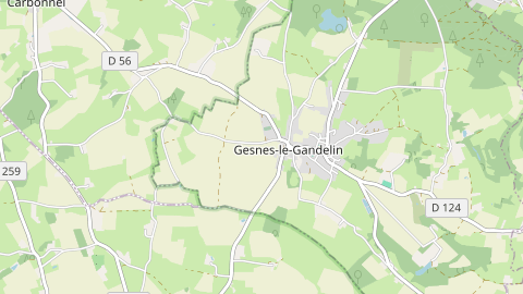 Carte de localisation de l'évènement