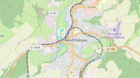 Carte de localisation de l'évènement