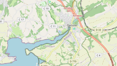 Carte de localisation de l'évènement