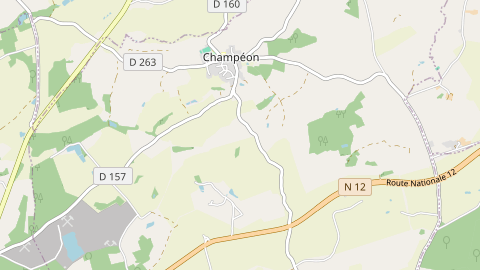 Carte de localisation de l'évènement