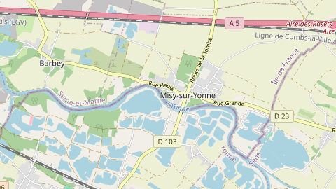 Carte de localisation de l'évènement