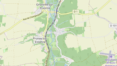 Carte de localisation de l'évènement