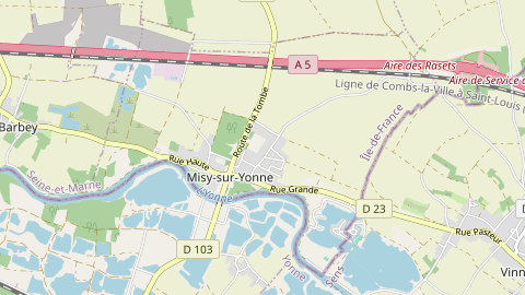 Carte de localisation de l'évènement