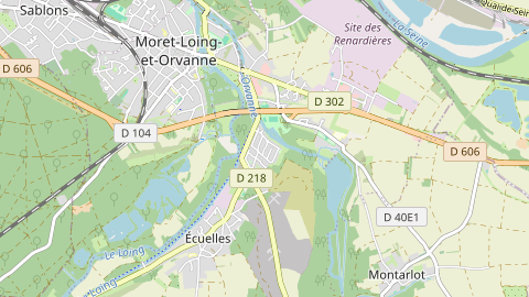 Carte de localisation de l'évènement