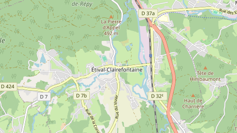 Carte de localisation de l'évènement