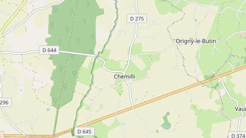 Carte de localisation de l'évènement