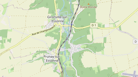 Carte de localisation de l'évènement