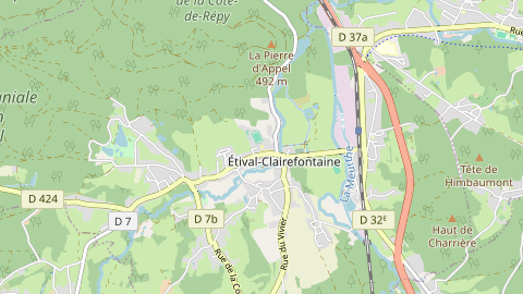 Carte de localisation de l'évènement