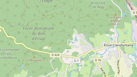 Carte de localisation de l'évènement