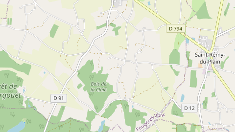 Carte de localisation de l'évènement