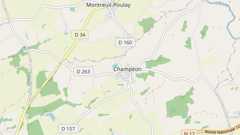 Carte de localisation de l'évènement