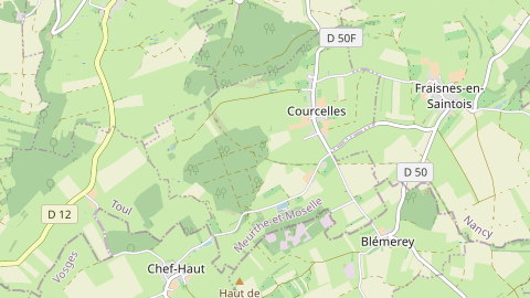 Carte de localisation de l'évènement