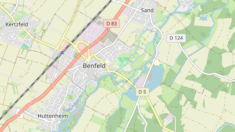 Carte de localisation de l'évènement