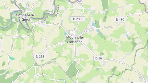 Carte de localisation de l'évènement