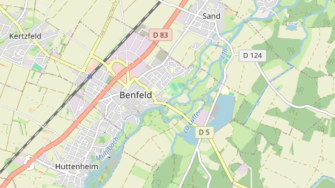 Carte de localisation de l'évènement