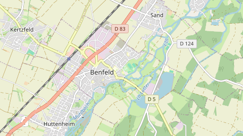 Carte de localisation de l'évènement