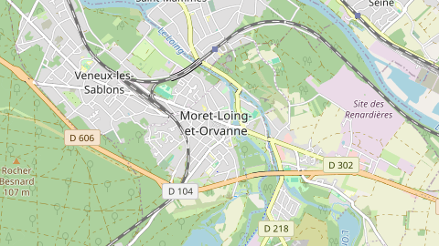 Carte de localisation de l'évènement