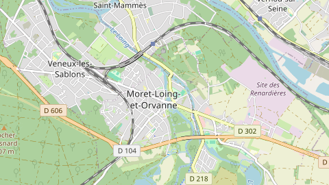 Carte de localisation de l'évènement