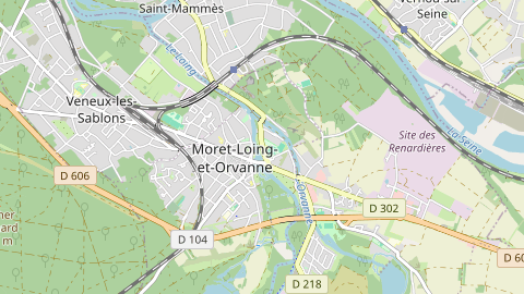 Carte de localisation de l'évènement