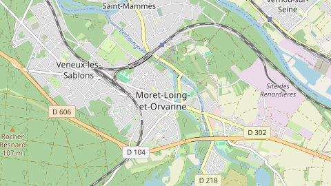 Carte de localisation de l'évènement