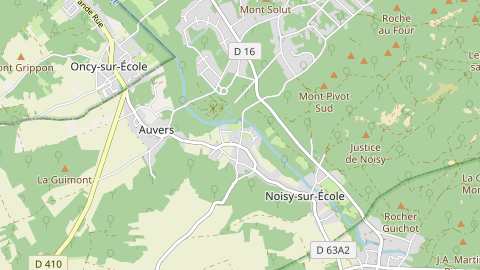 Carte de localisation de l'évènement