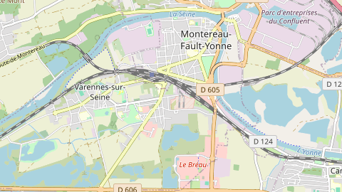 Carte de localisation de l'évènement