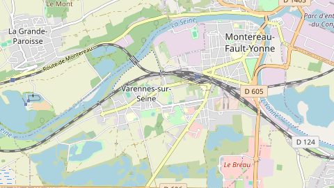 Carte de localisation de l'évènement