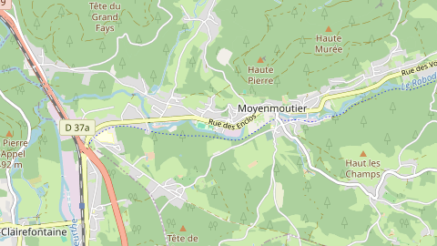 Carte de localisation de l'évènement