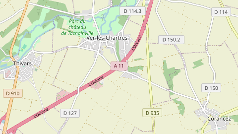 Carte de localisation de l'évènement