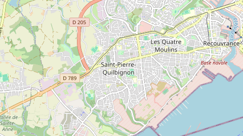 Carte de localisation de l'évènement