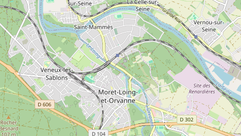 Carte de localisation de l'évènement