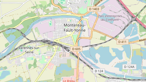 Carte de localisation de l'évènement