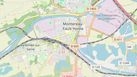 Carte de localisation de l'évènement