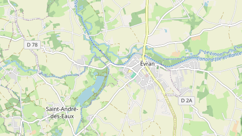 Carte de localisation de l'évènement