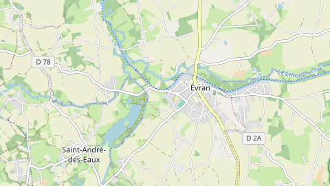 Carte de localisation de l'évènement