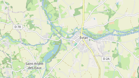 Carte de localisation de l'évènement