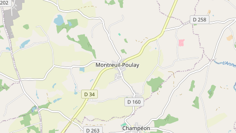 Carte de localisation de l'évènement