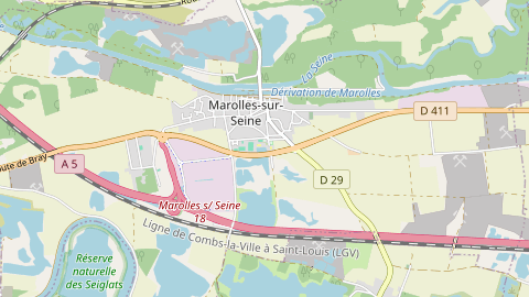 Carte de localisation de l'évènement