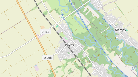Carte de localisation de l'évènement