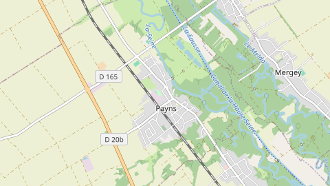 Carte de localisation de l'évènement