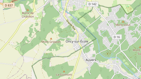 Carte de localisation de l'évènement