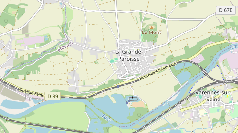 Carte de localisation de l'évènement